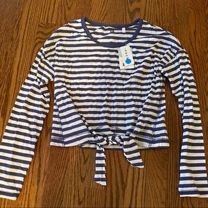 Cropped Long Sleeve Tee